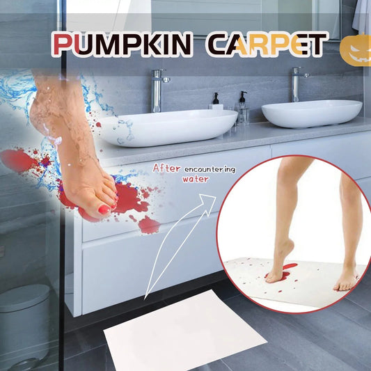 Halloween Bloody Color Changing Bath Mat Bathroom Floor Bath Non-Slip Rugs Water Halloween Party Carpet 40*70cm Decoration Mats